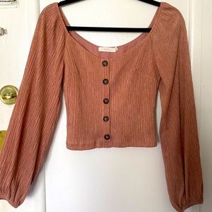 Mauve puffy longsleeve